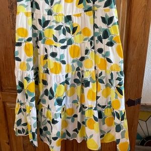 Lemon maxi skirt